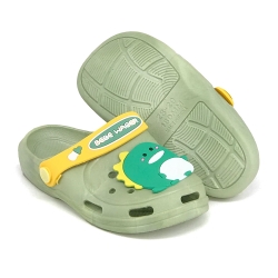 Kids Soft EVA Mules Sandal Slipper Green 2196-DY Anti-Slip/Super Light